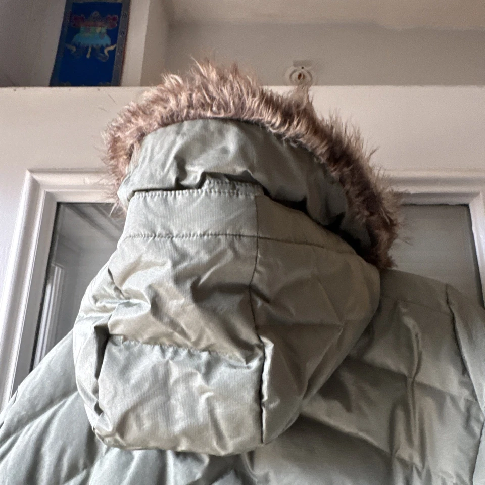 Parka para mujer Eddie Bauer 2xl 550 relleno usada 1 temporada impermeable cálida ligera Foto 3 de 4