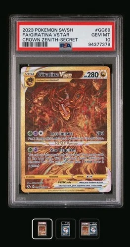 Giratina VSTAR (Secret) GG69 SWSH: Crown Zenith: Galarian Gallery Holo PSA 10
