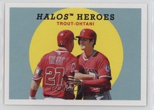2018 Topps Archives 1959 Combos Design Shohei Ohtani Mike Trout #303 Rookie RC
