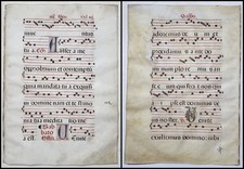 Antiphonar Antiphonary Pergament vellum Handschrift manuscript 15c CXLIIII
