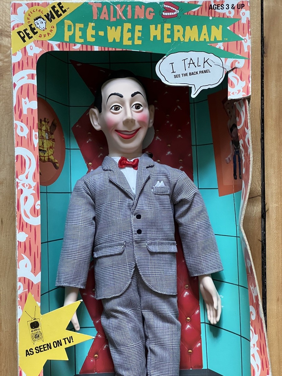 その他 Rare! 80s PEE-WEE HERMAN MATCHBOX U.S.A. Vintage 1987 Matchbox Pee-Wee Herman Talking Doll NIB Pee-Wee's
