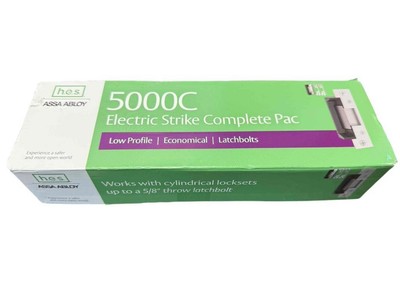 NEW Assa Abloy HES 5000C-12/24D-LBM Electric Strike Complete Pac 500010412
