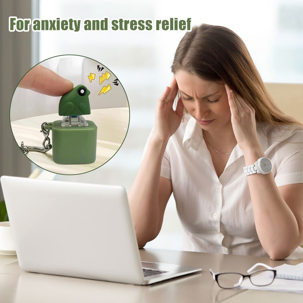 Glowing And Vocalizing Frog Toy Stress Reliever For Anxiety & Sensory Fun US