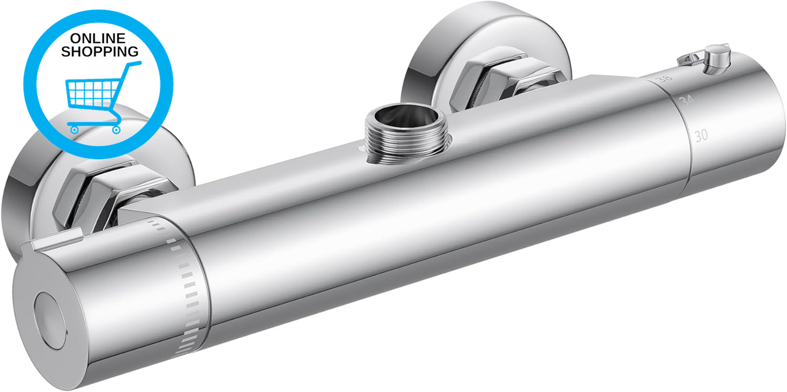 Thermostatic Shower Mixer with Top Outlet,Thermostatic Shower Mixer Bar with Ant