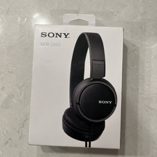 Sony MDR-ZX110 - Black - Wired Over Ear - Quick Folding Style - New - Sealed Box