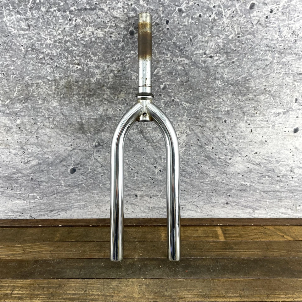 Vintage Robinson BMX Fork 1 1/8 Threadless 20 in 96 Chrome R Stamped Dropout GT - Image 3 of 4