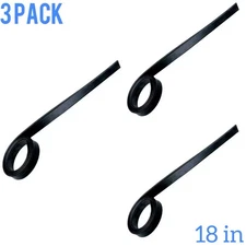 3 Pack Unger Professional 18 in Cut-to-Size Replacement Squeegee Rubber Blades