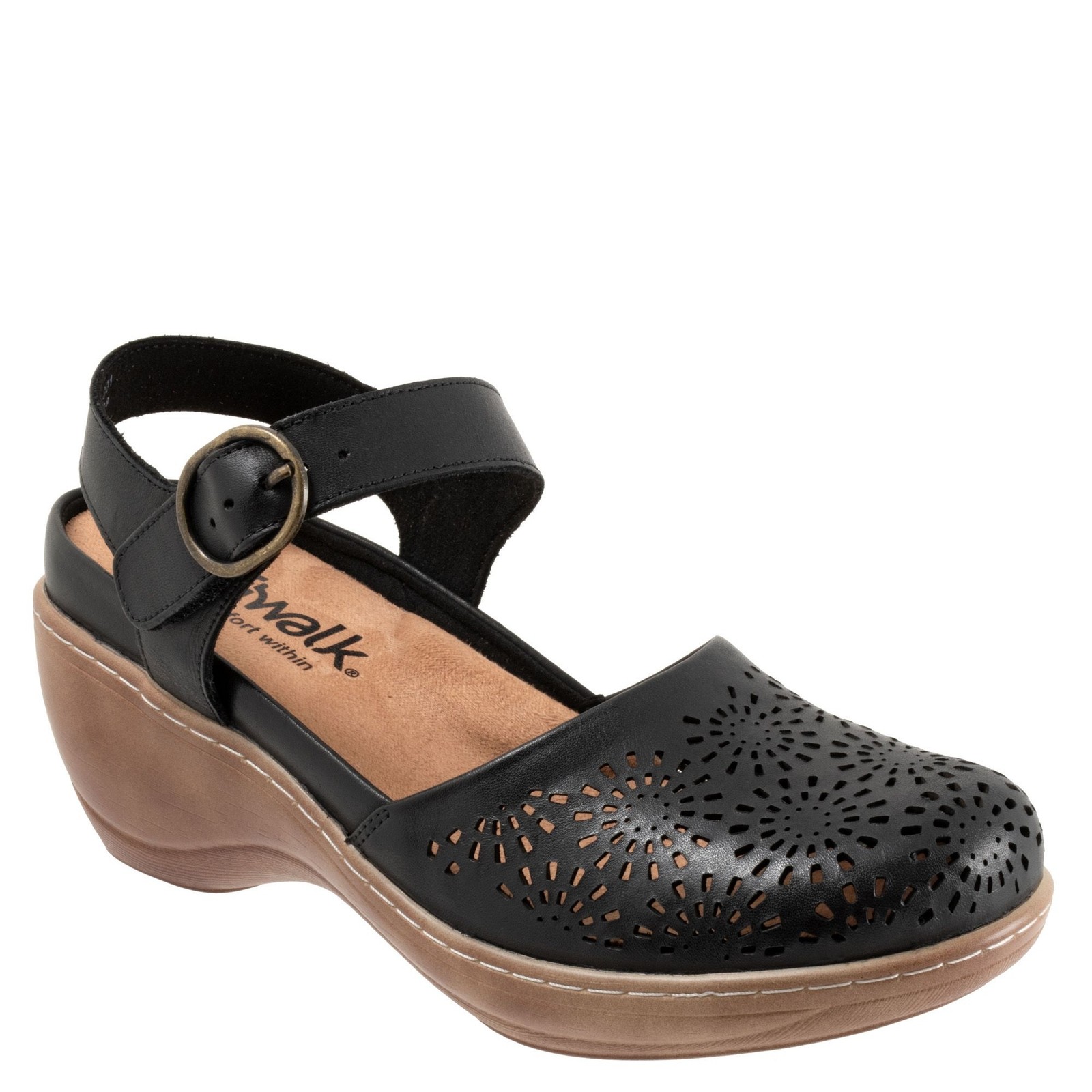 Женские слипоны Mabelle Perf на мягкой подошве 9 BM США - Черный 21990₽