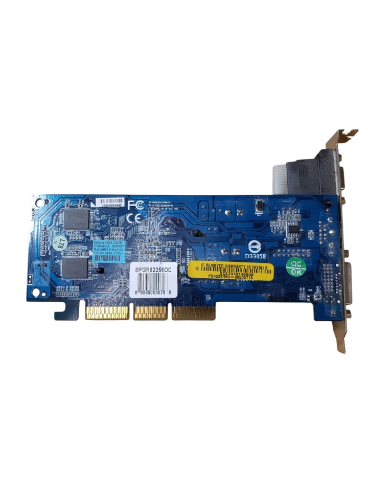 BFG NVIDIA GeForce 6200 OC 256MB AGP Graphics Video Card BFGR62256OC - Image 2 of 4