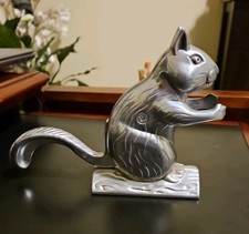 Cast Aluminum Squirrel Nutcracker 