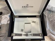 Zenith Defy Classic Titanium 41mm Blue Dial Leather And Bracelet 11