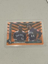 2025 Topps Update  Julio Rodriguez, Arozarena #US244 Holiday Orange & Black Foil