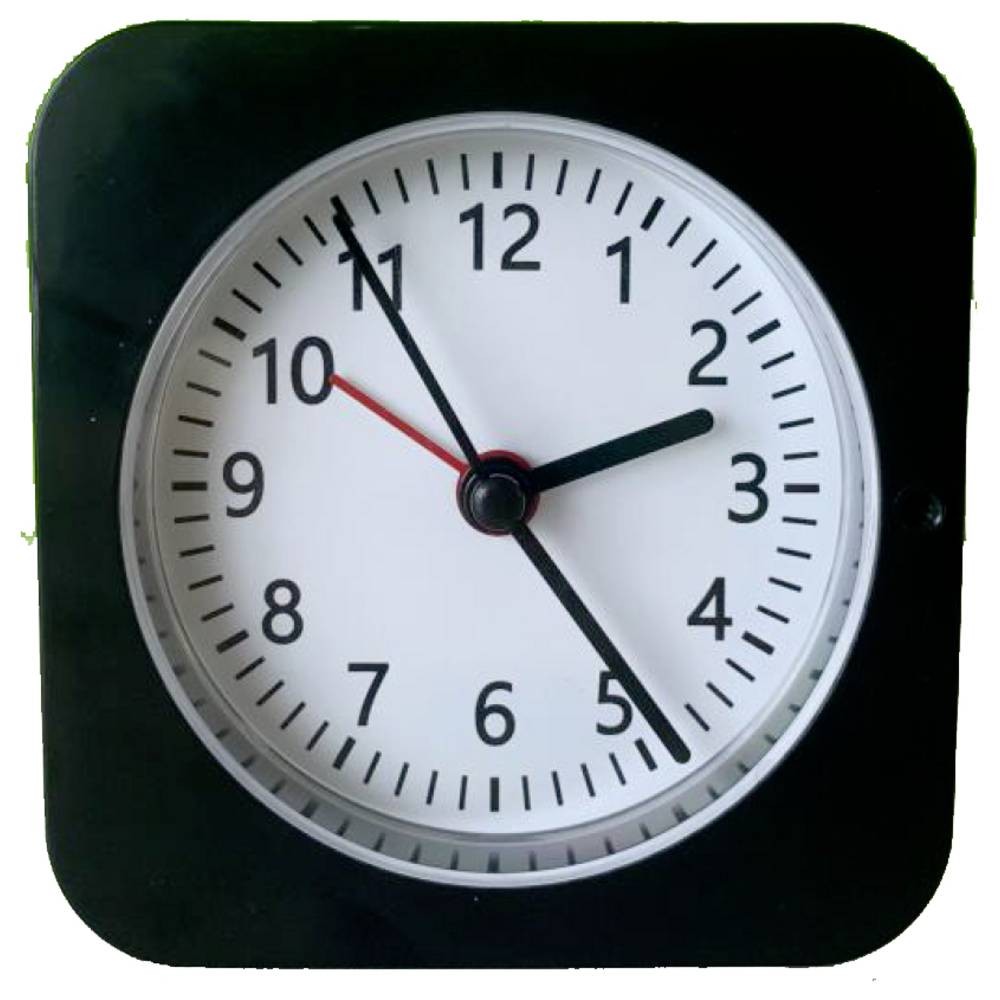 Réveil EUROTIME ET-29001-05 silencieux avec alarme progressive