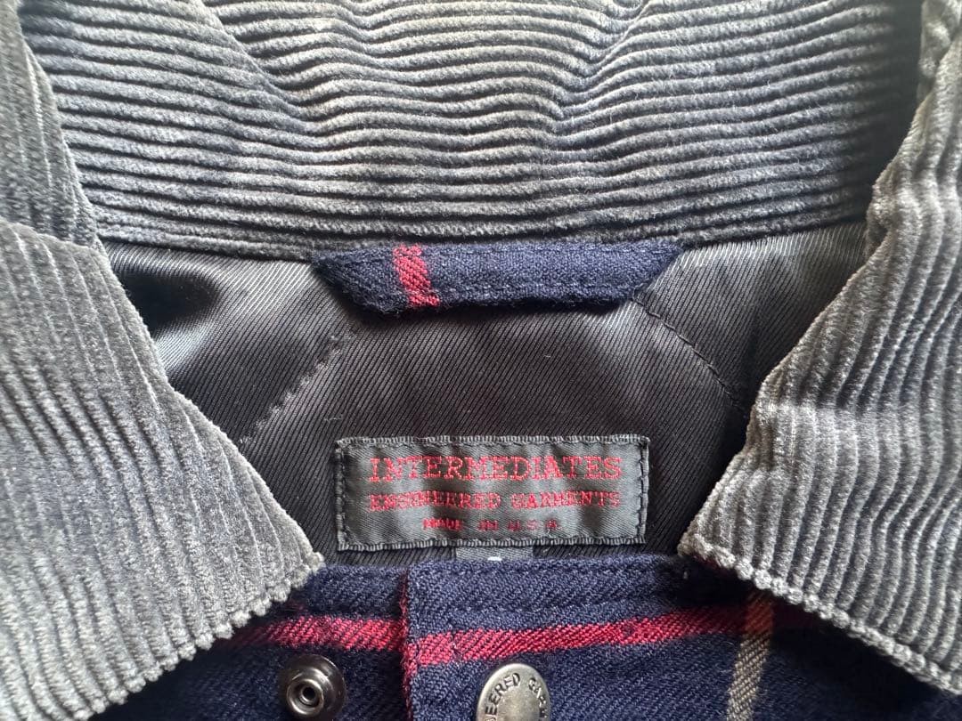 Engineered Garments Intermediates Quilted Navy Ch… - image 5