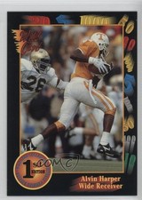 1991 Wild Card Draft Alvin Harper #95 Rookie RC 0d9. rookie card picture