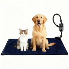 Pet Heating Pad for Cat, Electric Heated Mat with 3 Temperatures  3 Timers, ...