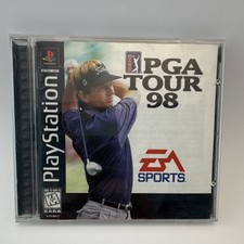 PGA Tour 98 Sony PlayStation 1 PS1 Golf Game Tested complete