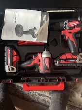 Milwaukee M18CBLPP2F-302X 18V Compact Brushless Combi Driver Twin Kit
