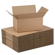 SUNLPH Shipping Boxes 10x7x5 Inches Small Corrugated 10 x 7 x 5 inch, Brown