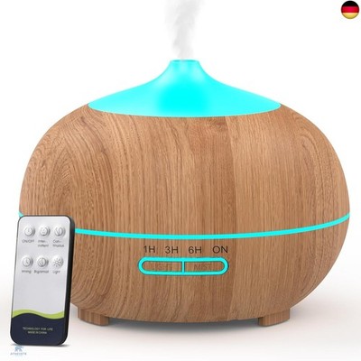 500ML Aroma Diffuser für Ätherische Öle, Aromatherapie Öle Diffusor mit Fer