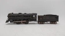 Marx 999 Vintage O New York Central 2-4-2 Steam Locomotive with Tender
