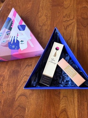 Avon Box set, Far Away Eau De Parfum, Anew Power serum, Eyeliner