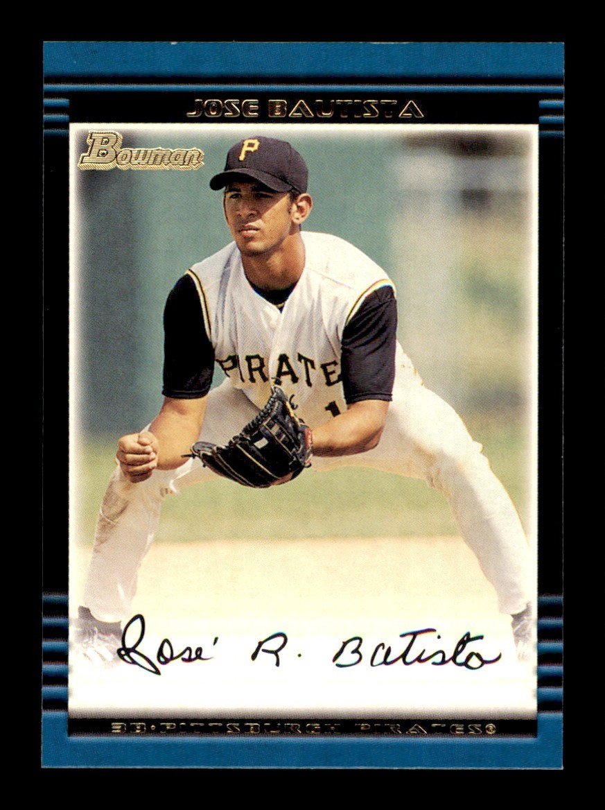 2002 Bowman #421 Jose Bautista Rookie RC