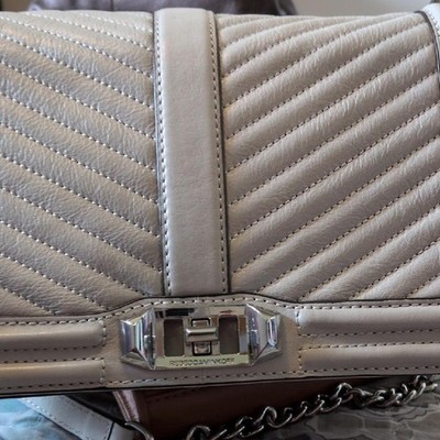 Rebecca Minkoff Chevron Quilted Love Crossbody Shoulder Bag