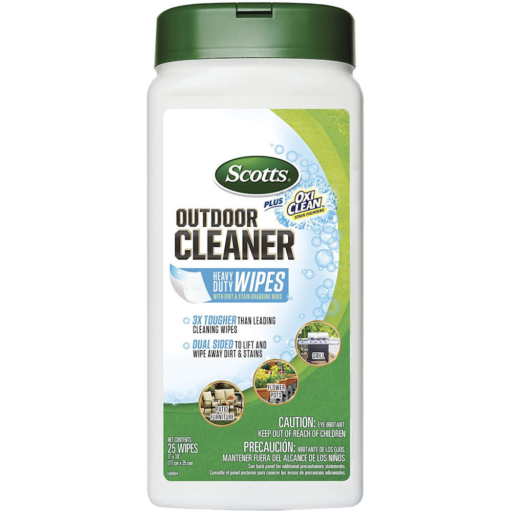 Салфетки Scotts Outdoor Cleaner Plus OxiClean Heavy Duty в упаковке 25 карат 12 упаковок 12790₽