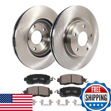 Suplabel Front Brake Rotors Ceramic Pads For 2008-2014 Eclipse Lancer Outlander