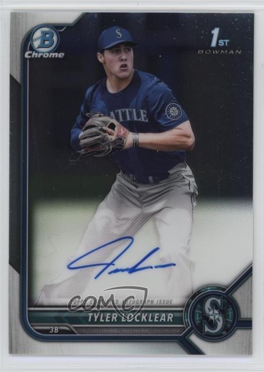 2022 Bowman Draft Chrome Draft Pick Auto Tyler Locklear #CDA-TL Auto 0xi8