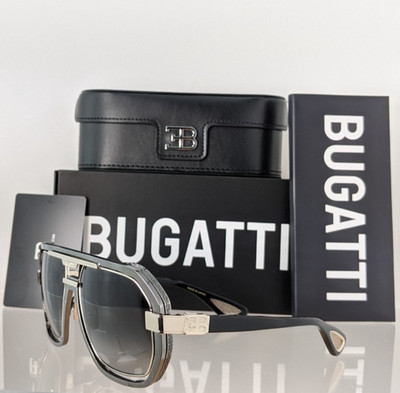 New Authentic BUGATTI Sunglasses Model 8 GM/WG Sterling .925 JAPAN Made