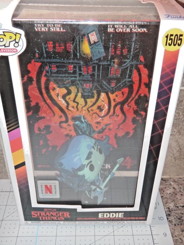 Funko Pop Comic Book Cover Eddie #1505 Stranger Things Netflix Shop Exclusive