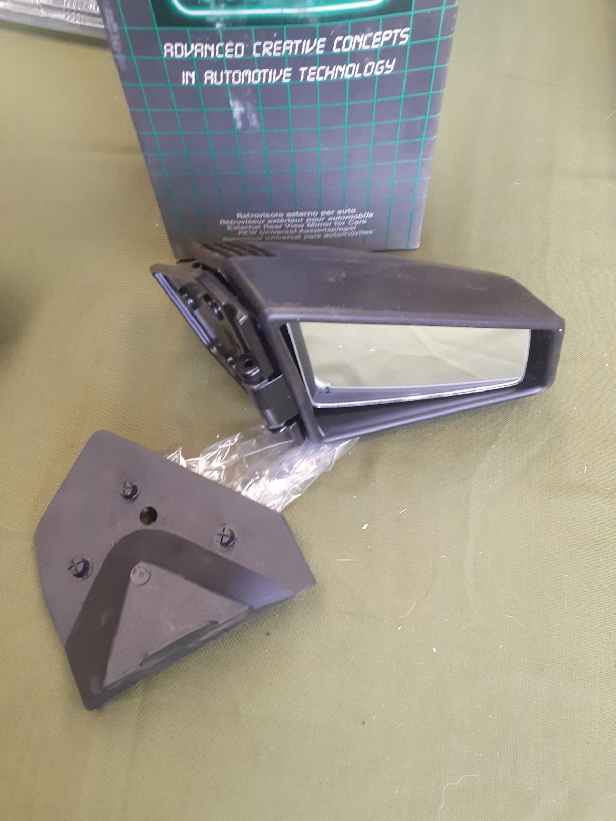 FIAT RHYTHM 1ST SERIES REARVIEW MIRROR RIGHT ORIGINAL VITALONI NEW