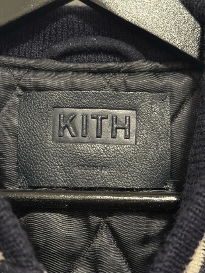 Kith Golden Bear Letterman Pegasus Varsity Jacket Navy New York Ronnie Fieg - Image 4 of 4