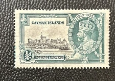 Cayman  Is. 1935 Silver Jubilee. Set of 1  SC# 81,  MH,. SC-071614