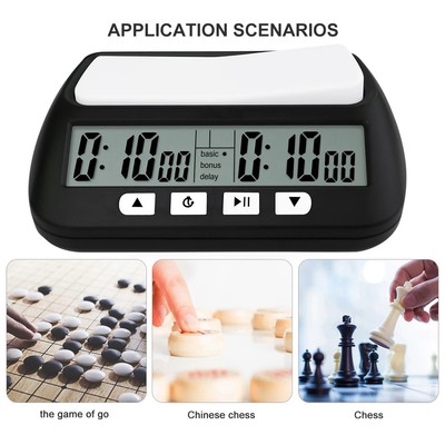 Digitaler Schachuhr Timer Count Up Down Stoppuhr Tischspiele Wettbewerb