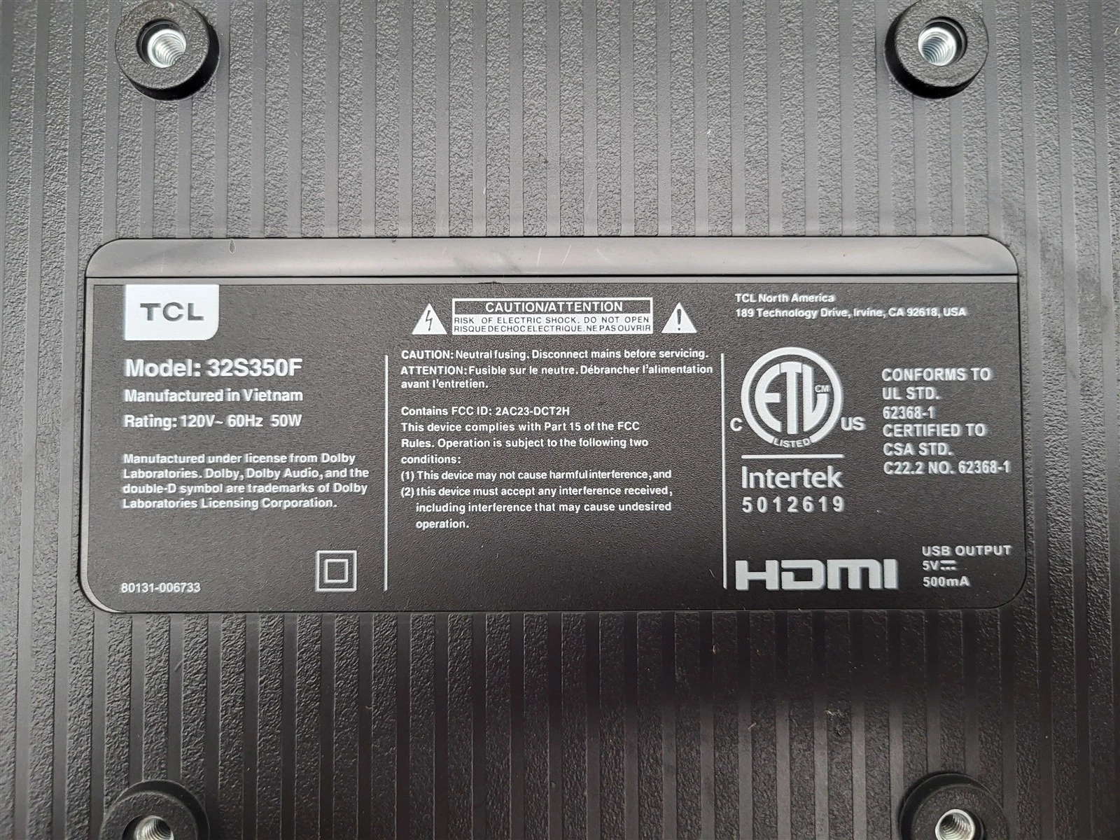 TCL 32-Inch Class S3 1080p LED Smart TV with Fire TV (32S350F, 2023 Model) Black