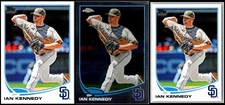 2013 Ian Kennedy San Diego Padres (3) Card Lot - LIMITED EDITION – A TRUE STA...