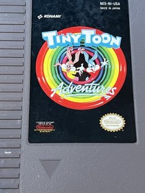 Tiny Toon Adventures Nintendo NES solo carrello non testato autentico pulito