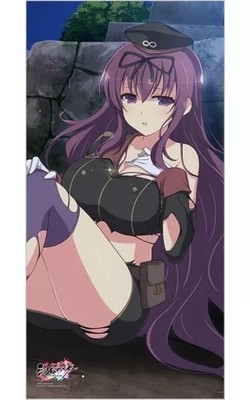 Keyth Shinovi Long Cushion Cover Purple Smooth Fabric Pillowcase