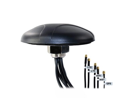 5-in-1 Professional Low-Profile MIMO LTE + Wi-Fi + GPS Screw Mount Combinatio...
