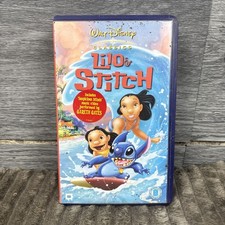 Disney Lilo & Stitch VHS Video Tape PAL 2003 Blue Clamshell Case UK