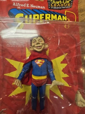 Sealed DC Direct Mad Alfred E Neuman Superman Action Figure Just