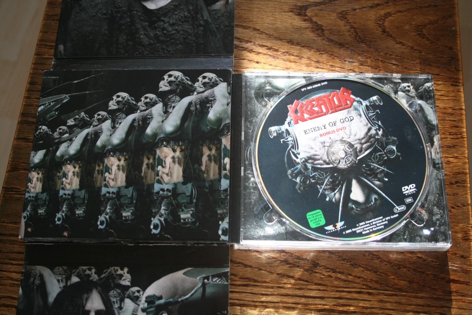 KREATOR-" ENEMY OF GOD" CD+DVD 1ST PRESS 2005 LIMITED EDITION DIGIPAK - Bild 4 von 4