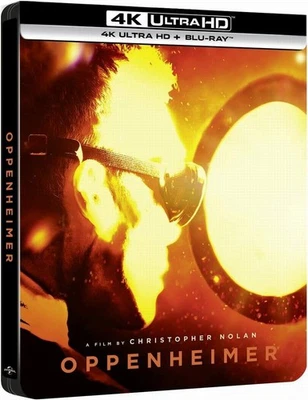 "OPPENHEIMER" - Christpher Nolan - Biopic - ltd 4K UHD Blu-ray STEELBOOK geprägt - Bild 1 von 4