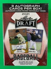 pos. OHTANI, WITT & More! 2021 Leaf Draft Baseball Hobby Blaster; 3 AUTO BOX ⚾️