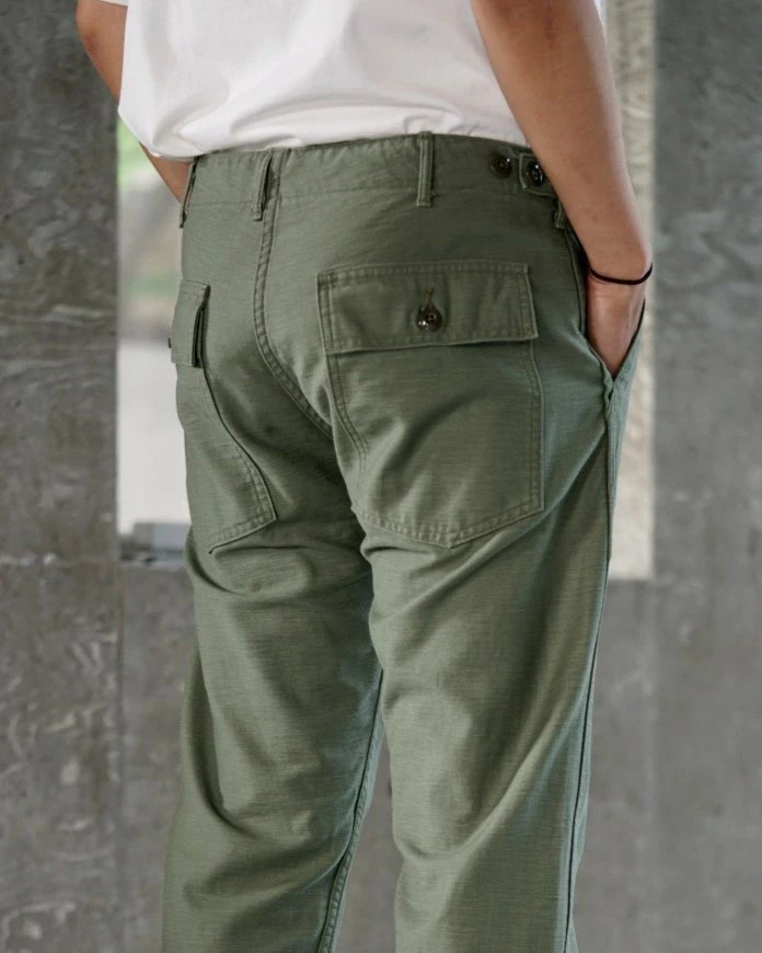orslow SLIM FIT FATIGUE PANTS GREEN Made in Japan Size XS-L NEW | eBay