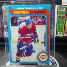 Topps Mario Tremblay Montreal Canadiens 1978-79 #123 NHL Ice Hockey Card