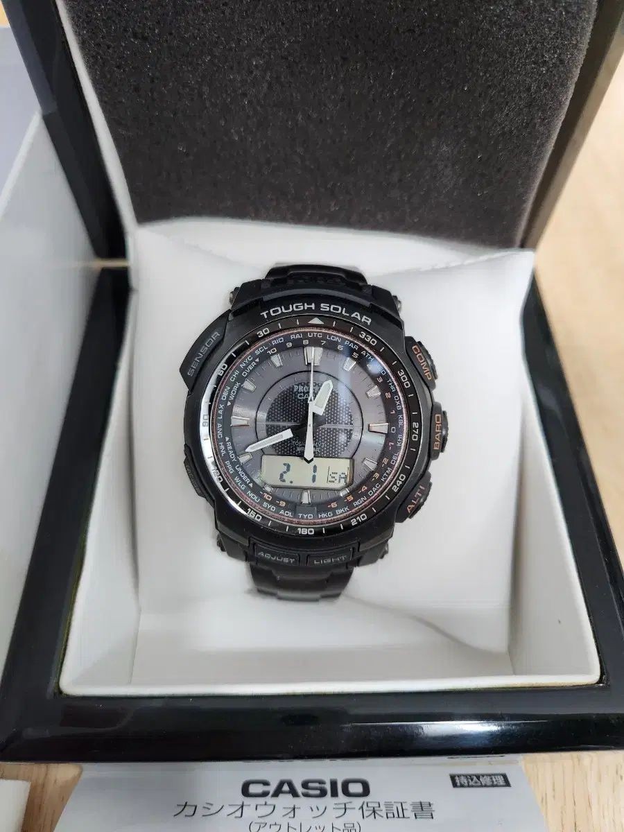 Casio PRW-5100YT Protrek Watch Titanium Limited Edition Timepiece Authentic image 3